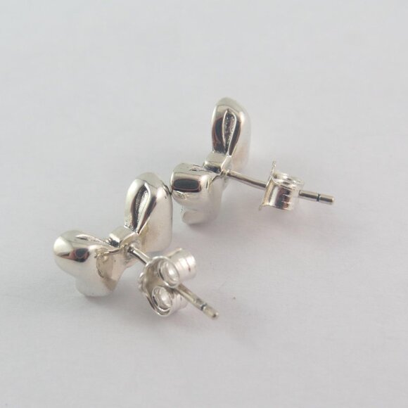 Pandora Bow Earrings – Sterling Silver S925 (A26) - Picture 2 of 5